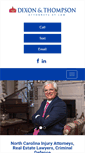 Mobile Screenshot of dixonandthompsonlaw.com